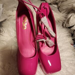 EGO Fuchsia High Heel Platforms